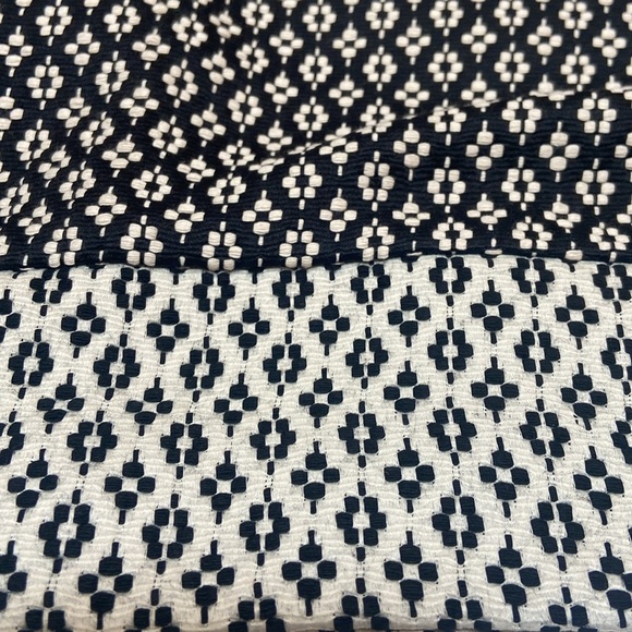 ANN TAYLOR LOFT NWT Black & Creamy White Skirt Size 8 - Picture 2 of 7